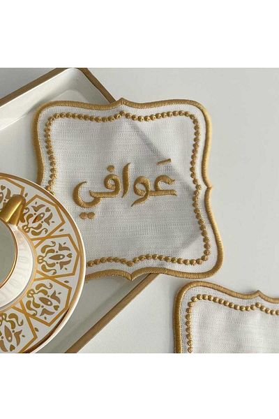 HİFA 6 مناديل كوكتيل بلون القهوة - للتقديم
