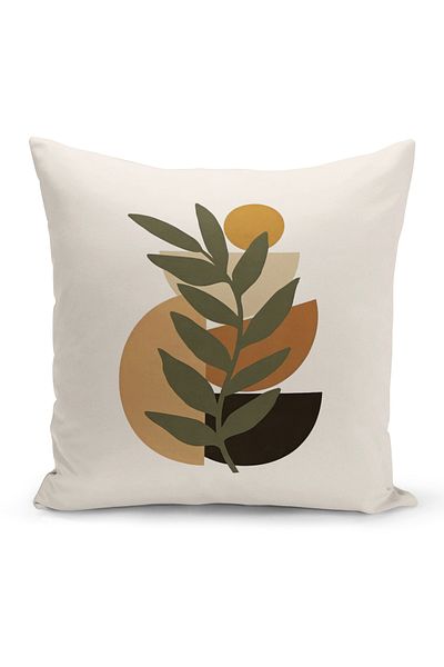 Bertille Home Σειρά Minimalist Digital Printed Κάλυμμα μαξιλαριού διπλής όψης