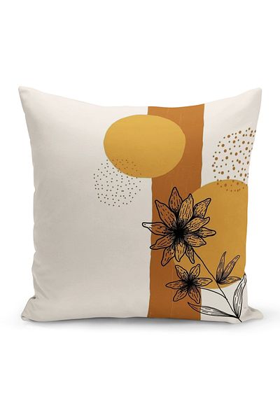 Bertille Home Σειρά Minimalist Digital Printed Κάλυμμα μαξιλαριού διπλής όψης