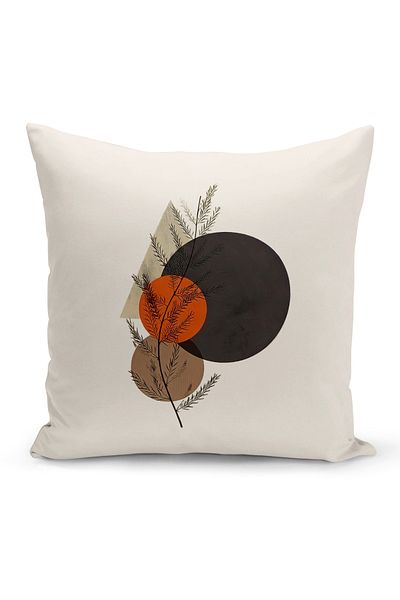 Bertille Home Σειρά Minimalist Digital Printed Κάλυμμα μαξιλαριού διπλής όψης