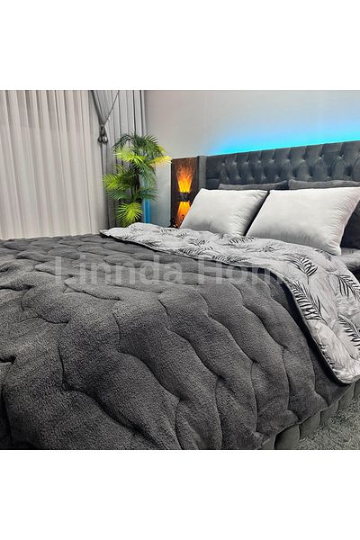 Linnda Home هدية كيس وسادة لحاف ويلسوفت مزدوج الجوانب