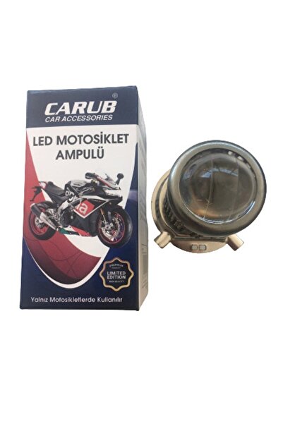 Carub 10000lm H4 Led Moto H6 Ba20d Led Motosiklet Far Ampulleri Csp Lens Beyaz Led Lamba 12v