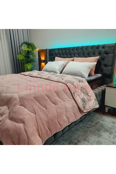 Linnda Home هدية كيس وسادة لحاف ويلسوفت مزدوج الجوانب