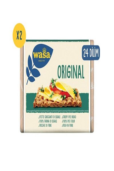 Wasa Original Plain Crisp Bread - Pack of 2