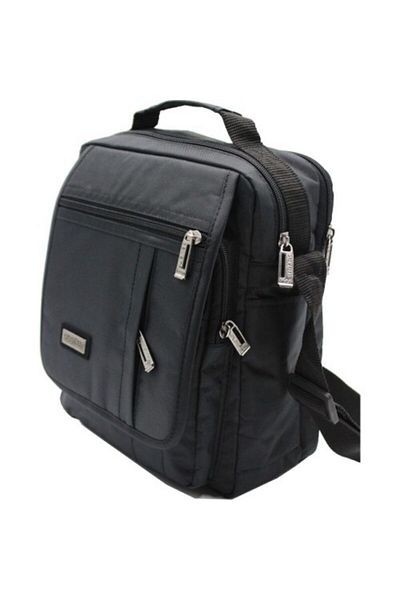 SEVENTEEN Men's Black Multi-Eye Bag with Hand and Shoulder Strap 2245