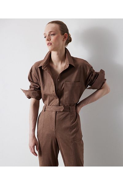 İpekyol Brown Woven Shirt