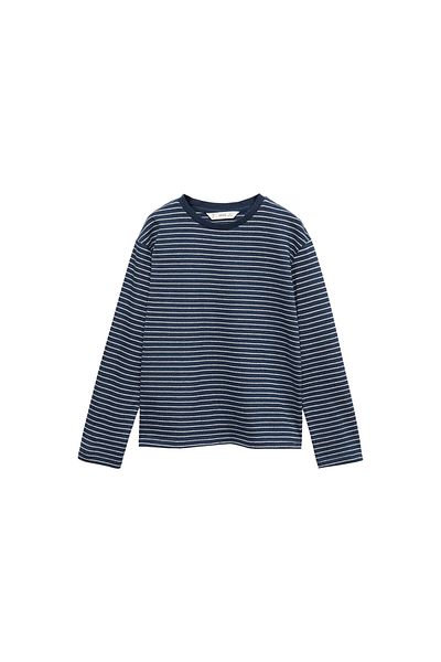 MANGO Woman Tricou albastru miez de noapte fetita -57968636
