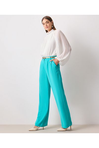 İpekyol Blue Woven Trousers