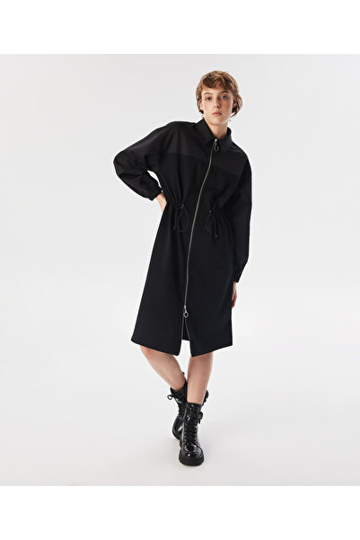 Twist Black Woven Dress