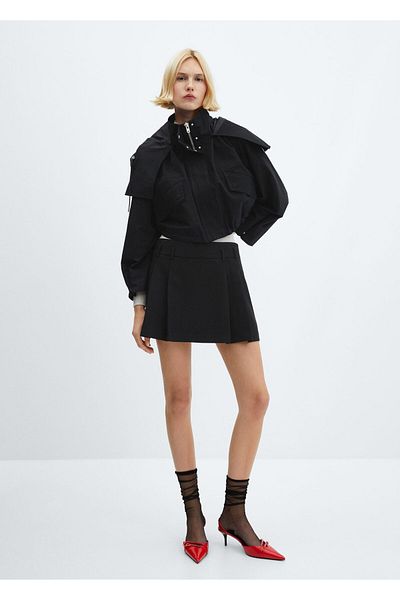 MANGO Woman Black Women's Coat - Model67055731