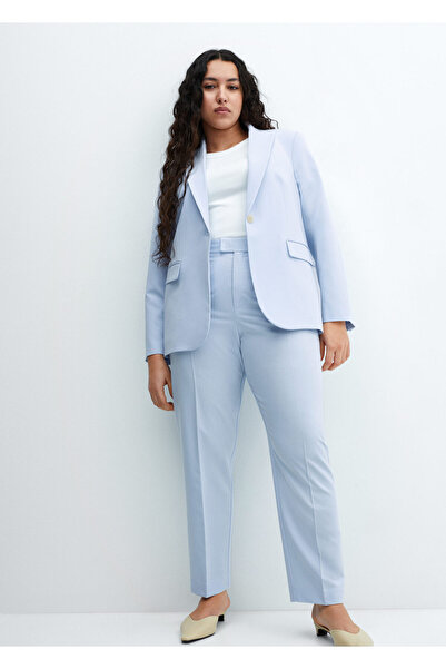 MANGO Woman Gök Mavisi Kadın  Pantolon 67960666
