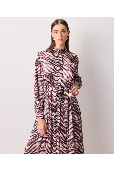 İpekyol Purple Woven Dress
