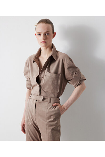 İpekyol Mink Woven Trousers