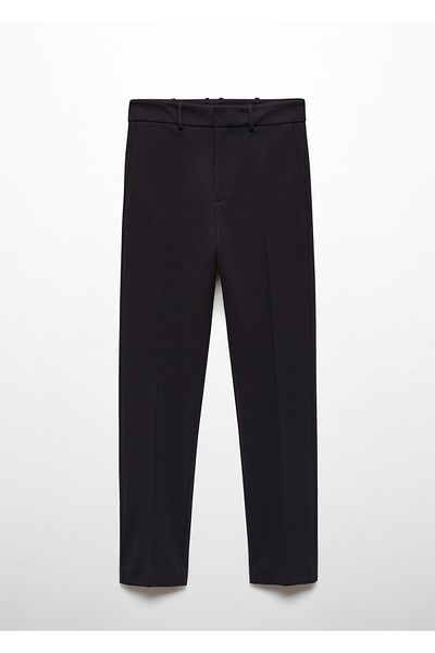 MANGO Women's Black Trousers -67190484