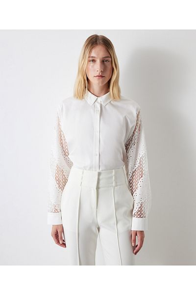 İpekyol White Woven Shirt