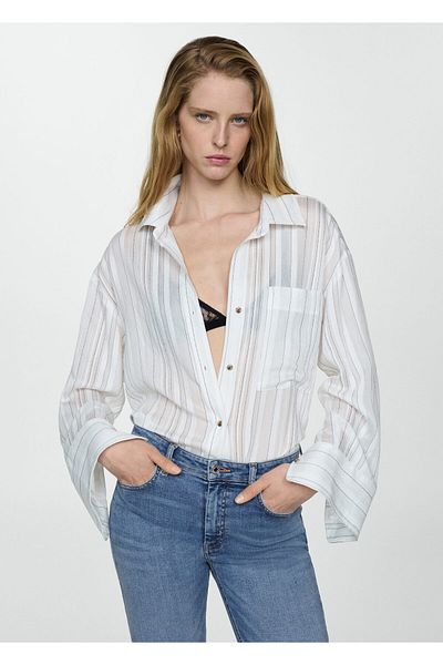 MANGO Woman Blugi de damă Denim Color - Mediu67250337
