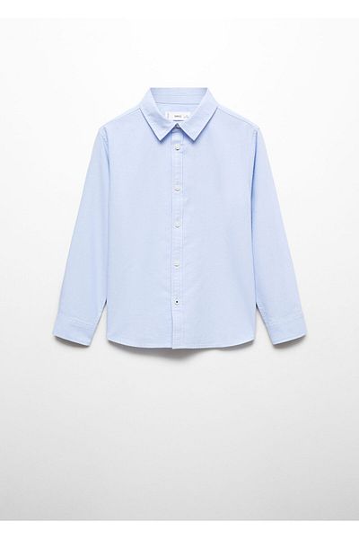 MANGO Cămașă pentru băiat Sky Blue -67150656