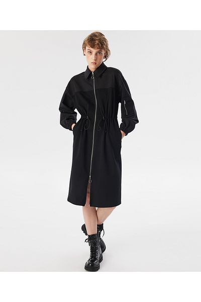 Twist Black Woven Dress
