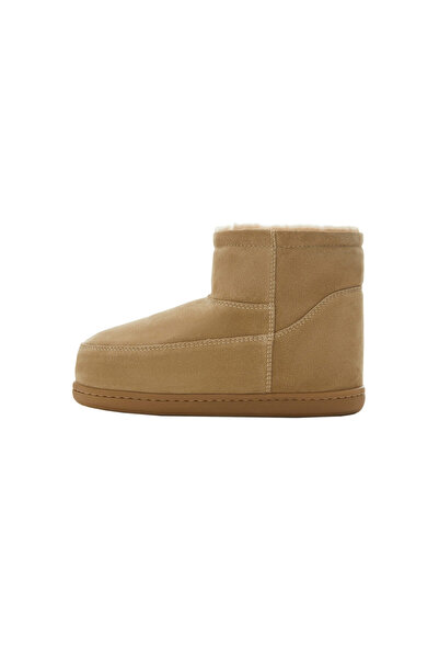 MANGO Woman Koyu Camel Kadın  Bot & Bootie 57098272