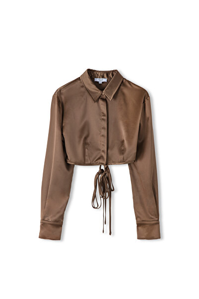 Twist Brown Woven Shirt