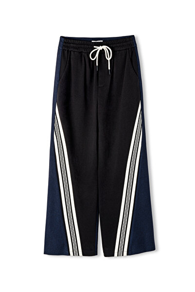 Twist Navy Blue Colored Pants