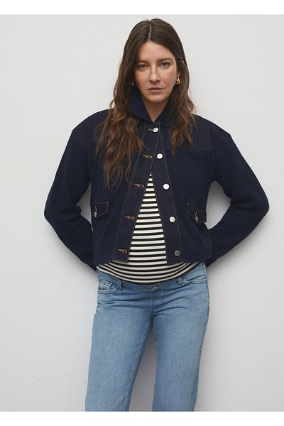 MANGO Woman Blugi de damă Denim Color - Mediu57103814