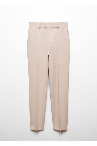 MANGO Woman Dámské kalhoty Grey Mole -67960666