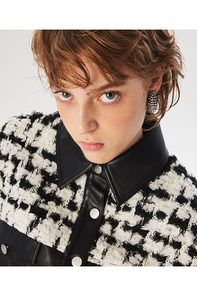 Twist Black Woven Jacket