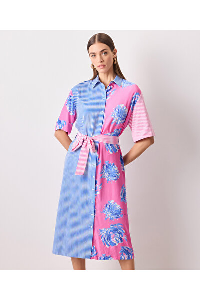 İpekyol Pink Woven Dress