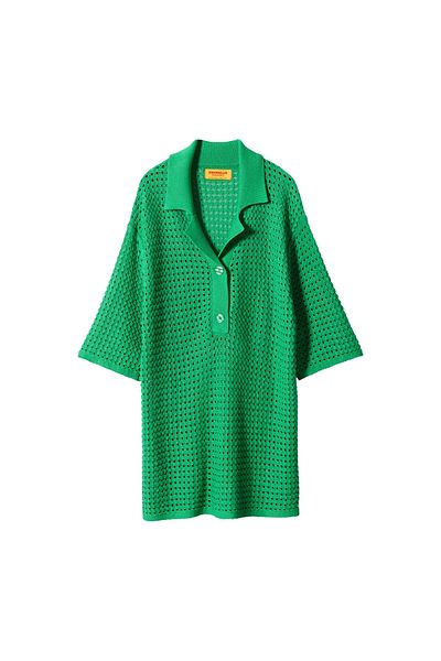 MANGO Woman Pulover de damă verde -57010379