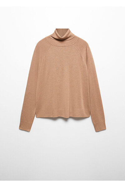 MANGO Woman Koyu Camel Kadın  Kazak 67110462