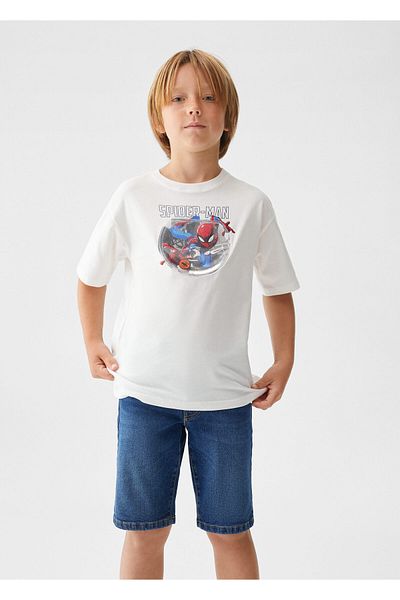 MANGO Kids Ανδρικό T-Shirt57031084 - Off White