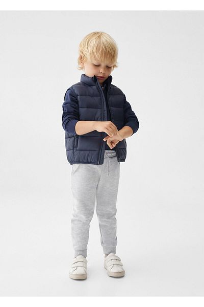 MANGO Baby Boy Metal Gray Pants -57972884