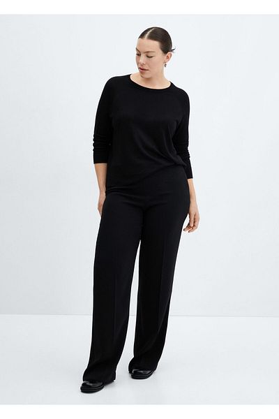 MANGO Woman Women's Black Sweater - Model67100463