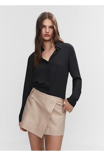 MANGO Woman Дамска риза от норка - Модел 57729404