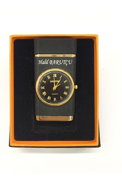 Gülay AVM Kişiye Özel Isim Baskılı Kutulu Saatli Pürmüzlü Gazlı Çakmak Gly-49