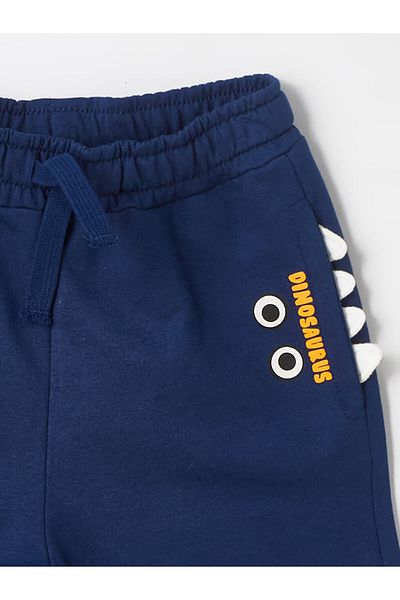 LC Waikiki Elastic Waist Printed Baby Boy Shorts