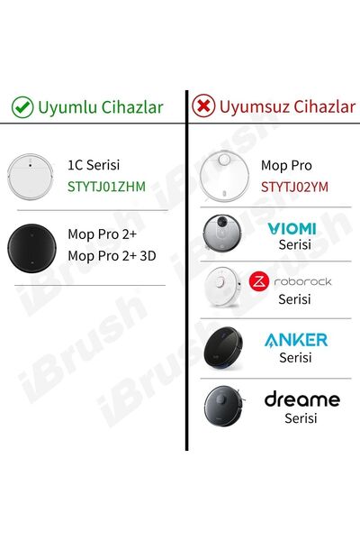ibrush Νέας γενιάς Vacuum Mop 1c και 2c - Κύρια βούρτσα Stytj01zhm
