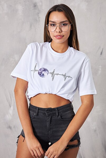 The Champ Clothing Γυναικείο T-shirt White Rhythm Printed - The Champ