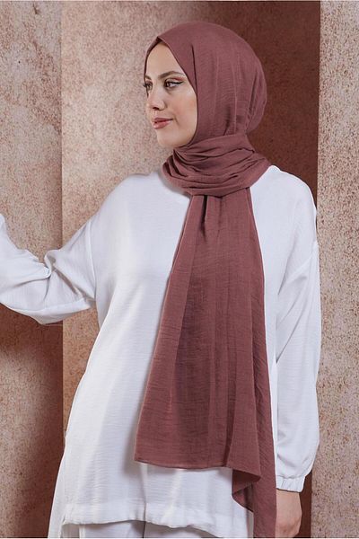Alvina ALVİNA Shawl 8436 - Απλό και μοντέρνο σχέδιο