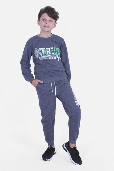 FYK COLLECTİON Σετ αθλητικής φόρμας για αγόρι - Βασική στρογγυλή λαιμόκοψη