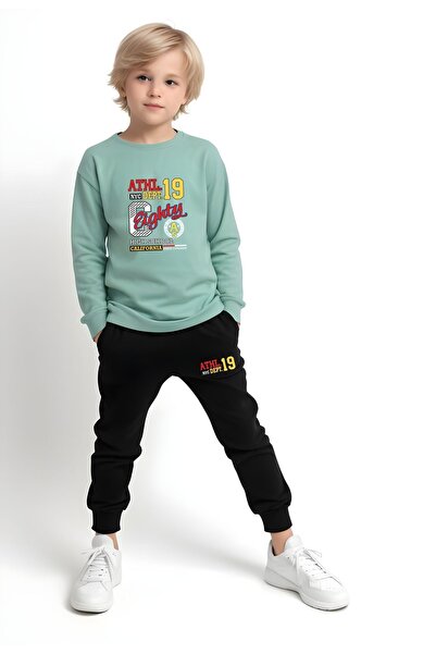 FYK COLLECTİON Σετ αθλητικής φόρμας με στρογγυλή λαιμόκοψη για αγόρι