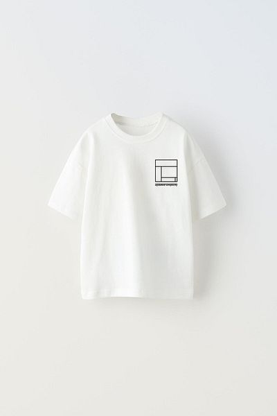 The Champ Clothing Бяла детска тениска Simplicity Written Patterned - Printed