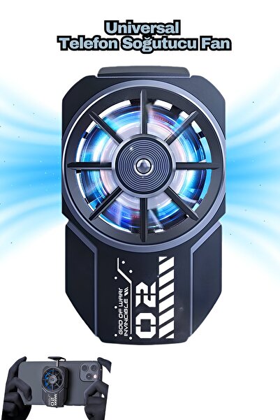 Abbruch Ultra Powerful Phone Cooler Turbo Air Cooled Fan Radiator Heatsink Game Acceleratorcompatible