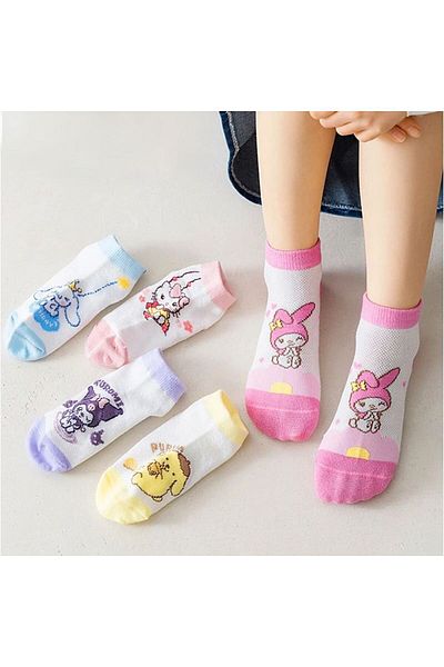 WORTHY SOCKS Комплект от 5 детски сладки ботуши чорапи