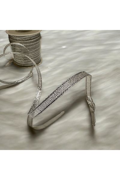 BukiroAtelier 5 Meters Glitter Ribbon - 0.5 cm Packing Rope