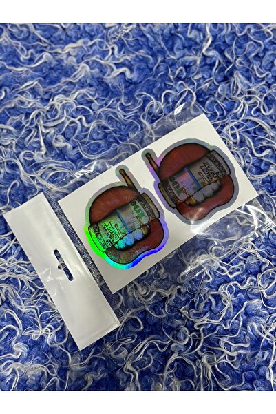 Etiket Oto Aksesuar ملصقات زجاجية ثلاثية الأبعاد مكونة من قطعتين - ملحقات الس...