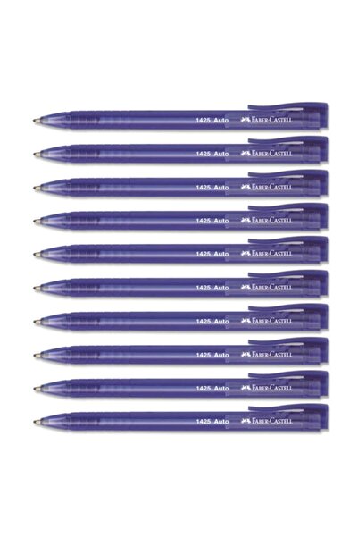 Faber Castell Mavi Tükenmez Kalem 10'lu Kutu