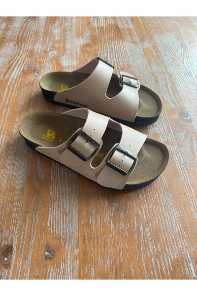 Poliva Double Band Double Buckle Anatomical Sole Orthopedic Women's Home and Outdoor Slippers