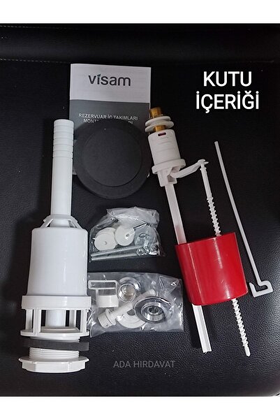 Visam Starmax Çekmeli Stoplu Rezervuar Klozet Iç Takımı Zeplin Flatör 608-001